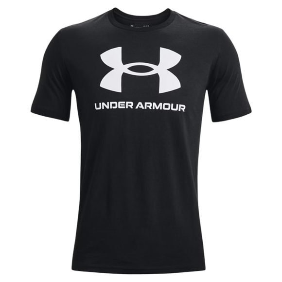 UNDER ARMOUR • Men’s Black UA Sportstyle Logo Short Sleeve Tee Shirt - Picture 1 of 7